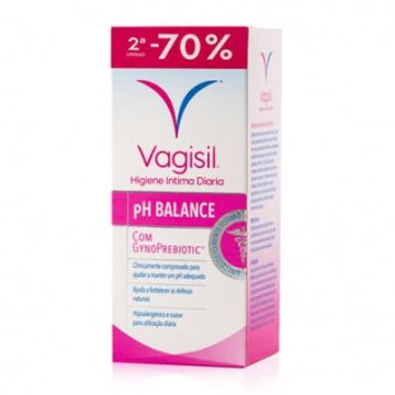Vagisil Ph Balance Gel Higiene Intima Diaria Duplo 2x250ml