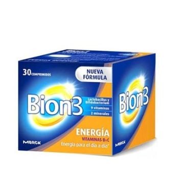 Bion3 Energia Vitaminas B y C 30 Comprimidos