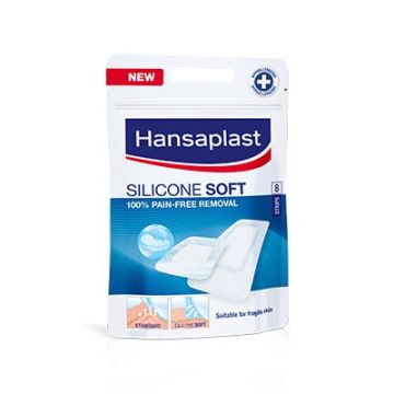 Hansaplast Silicone soft apósitos 8 tiras