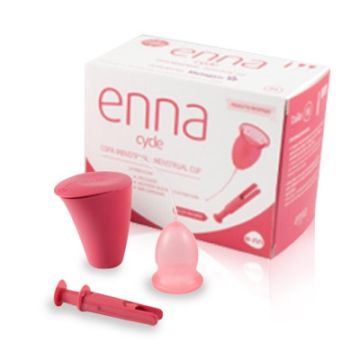 Enna Cycle Copa Menstrual Talla S Con Aplicador 2 Unidades