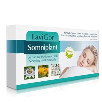 Lavigor Somniplant Plantas y Melatonina 40 Capsulas