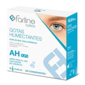 Farline Gotas Humectantes Acido Hialuronico 0,2 Monodosis 20 Uds