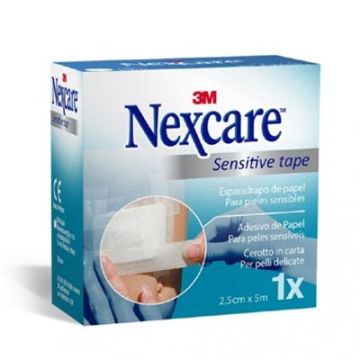 Nexcare Sensitive Tape Esparadrapo Papel Piel Sensible 2.5cmx5m