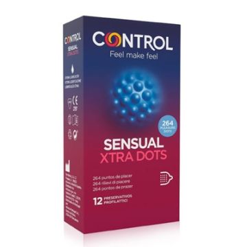 Control Preservativo Sensual Xtra Dots 12 Uds