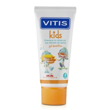 Dentaid Vitis Kids Gel Dentifrico Fluor Sabor Cereza 50ml