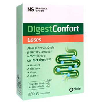 Nutritional System Digestconfort Gases 60 Comprimidos