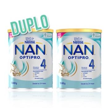 Nestle Nan Optipro 4 Leche Crecimiento Duplo 2x800gr