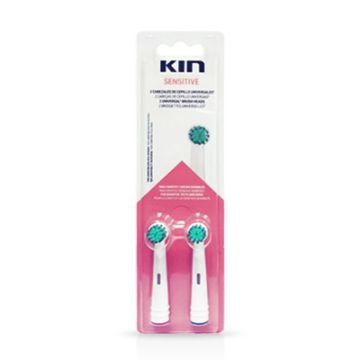 Kin Recambio cepillo dental eléctrico sensitive 2 uds