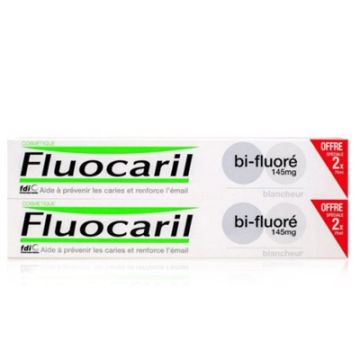 Fluocaril Bi-fluore Pasta Dental Blanqueante Duplo 2x75ml