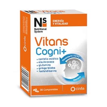 Nutritional System Vitans Cogni+ Energia 30 Comprimidos