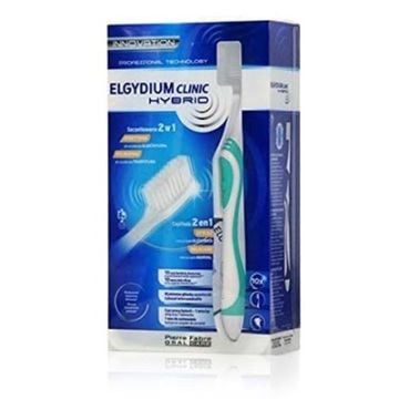 Elgydium Clinic hybrid cepillo dental eléctrico adulto 2 en 1