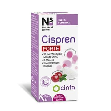 Nutritional System Cispren Forte Sabor Frutas del Bosque 6 Sobres
