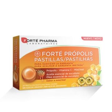 Forte Pharma Propolis garganta sabor miel 24 pastillas