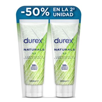 Durex Naturals Lubricante H2O Original Duplo 2x100ml