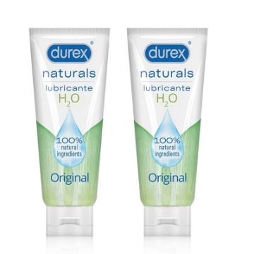 Durex Naturals Lubricante H2O Original Duplo 2x100ml