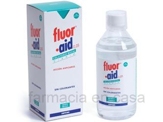 Dentaid Fluor aid 0,05 colutorio menta fresca 500ml
