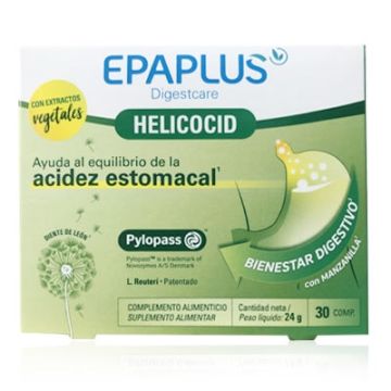 Epaplus Digestcare Helicocid Ayuda Digestiva 30 Comprimidos