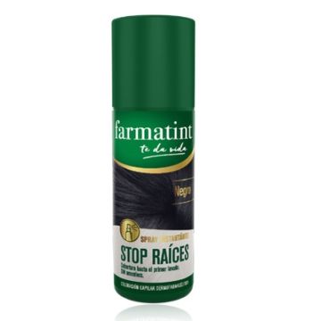 Farmatint Stop Raices Spray Instantaneo Negro 75ml