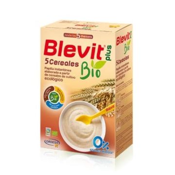 Blevit Plus Bio 5 Cereales sin Azucares 5m+ 250gr