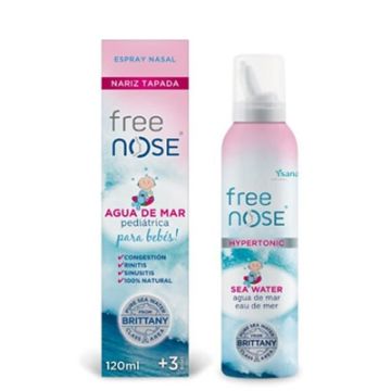 Ysana Free Nose Agua de Mar Pediatrica +3 Meses Spray nasal 120ml
