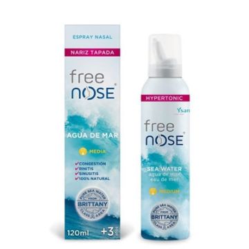 Ysana Free Nose Agua de Mar Fuerza Media Spray Nasal 120ml