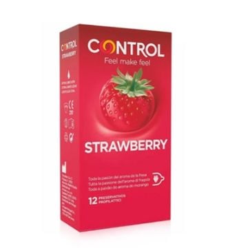 Control Preservativo Strawberry 12 Unidades
