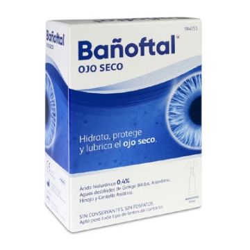Bañoftal Ojo Seco Lubricante Ocular Monodosis 5ml 20 Uds