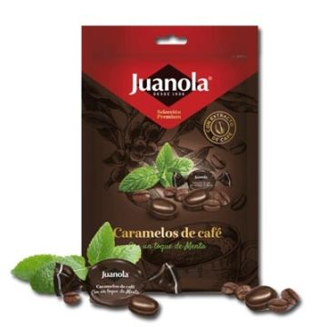 Juanola Caramelos de Cafe con Toque de Menta Bolsa 45gr