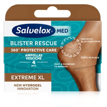 Salvelox Med Blister Rescue Ampollas Extreme XL 4 Uds