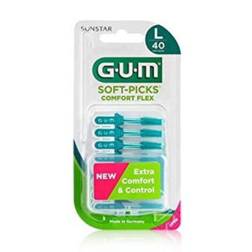 Gum Soft-Picks Comfort Flex Cepillo Interdental Grande 40 Uds