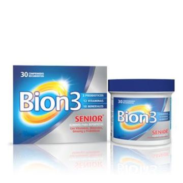 Bion3 Senior Ginseng y Luteina 30 Comprimidos