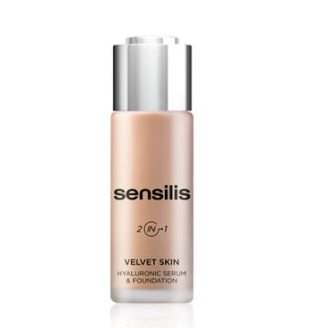 Sensilis Velvet Skin Maquillaje con TTO Rellenador 01 Amande 30gr