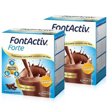 Fontactiv Forte Sabor Chocolate Duplo 2x14 Sobres