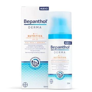 Bepanthol Derma Nutritiva Crema Facial Spf25 Piel Seca 50ml