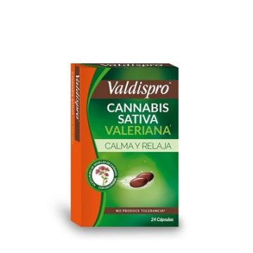 Valdispro Cannabis Sativa Valeriana 24 Capsulas