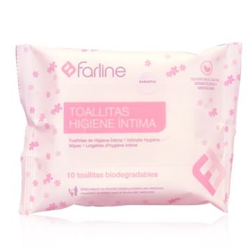 Farline Toallitas Higiene Intima 10 Uds
