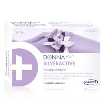 Donnaplus+ Silveractive 7 Capsulas Vaginales