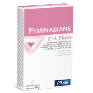 Feminabiane Confort Urinario Flash con Brezo 20 Comprimidos