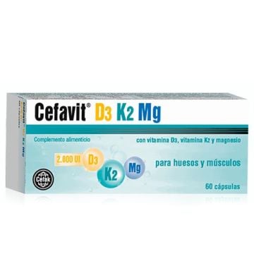 Cefavit D3 K2 Mg 60 Caps