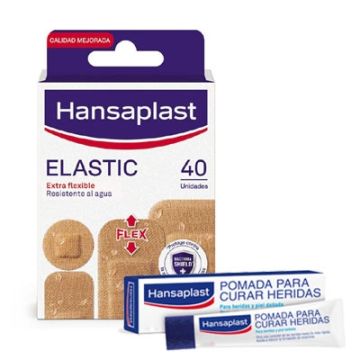 Hansaplast Elastic Aposito Adhesivo Extra Flexible 40 Uds