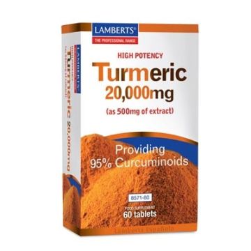Lamberts Turmeric Extracto De Curcuma 60 Tabletas