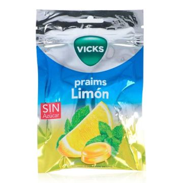 Vicks Praims Limon Caramelos Sin Azucar 72g