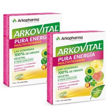 Arkovital Pura Energia Multivitaminas Duplo 2x30 Comprimidos