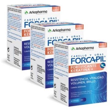 Arkopharma Forcapil Fortificante Keratina Triplo 3x60 Capsulas