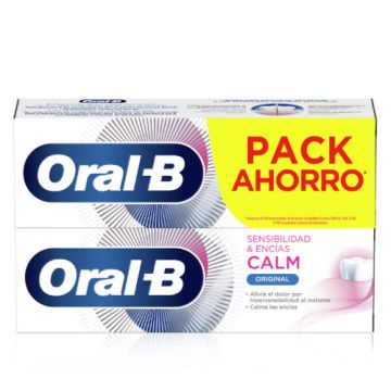 Oral-B Pasta Dental Calm Sensibilidad y Encias Duplo 2x75ml