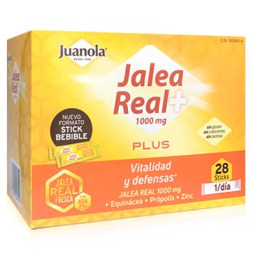 Juanola Jalea Real Plus 1000mg 28 Sticks Bebibles