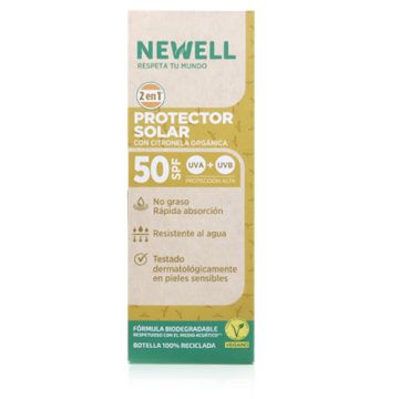 Newel Protector Solar 2en1 con Citronela Spf50 100ml