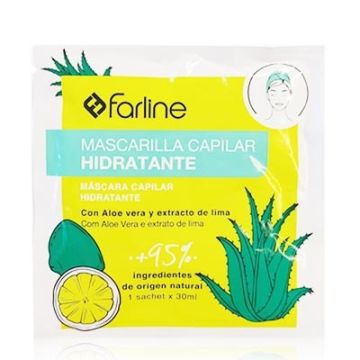 Farline Mascarilla Capilar Hidratante Aloe Vera Sobre 30ml