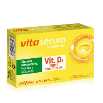 Vitaserum Vitamina D3 Forte 24 Capsulas