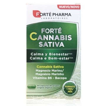 Forte Pharma Forte Cannabis Sativa Calma y Bienestar 30 Capsulas